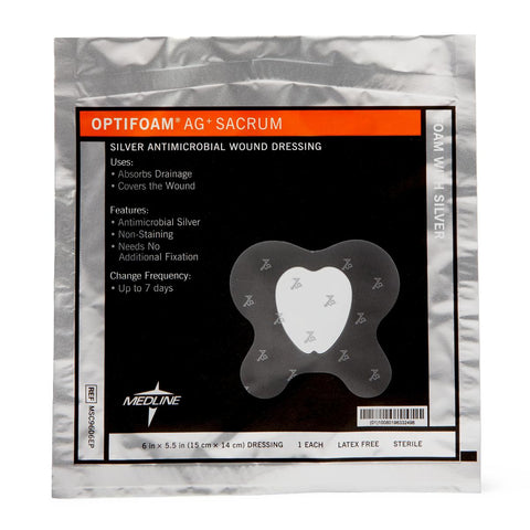 Optifoam AG+ Sacrum Silver Antimicrobial Wound Dressing