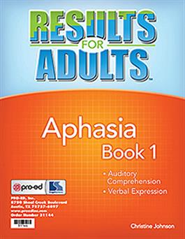 Results for Adults Aphasia Book 1